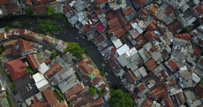 Highly Populated Area of Bandung City