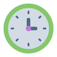 Time Clock flat icon