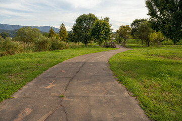 road in the park, countryside