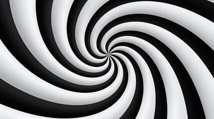 Geometric Black and White Optical Illusion Background