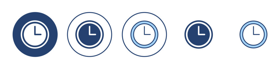 Clock icon vector. Time sign and symbol. watch icon