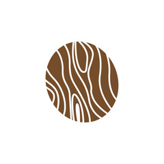 Wood Logo, Wood Layers And Natural Fibers Design, Carpenter Vector, Wood Tools