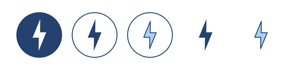 Lightning icon vector. electric sign and symbol. power icon. energy sign