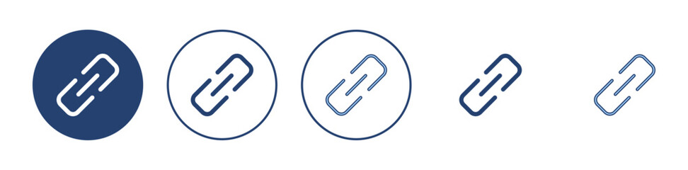 Link icon vector. Hyperlink chain sign and symbol