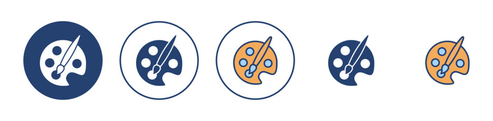 Paint icon vector. paint brush sign and symbol. paint roller icon vector