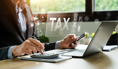 Tax deduction planning involves strategically identifying and utilizing eligible deductions to reduce taxable income and lower overall tax liability. mortgage interest, business expenses - obrazy, fototapety, plakaty
