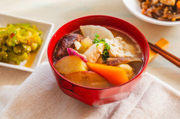 具だくさんのけんちん汁