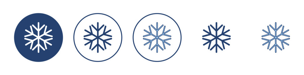 Snow icon vector. snowflake sign and symbol