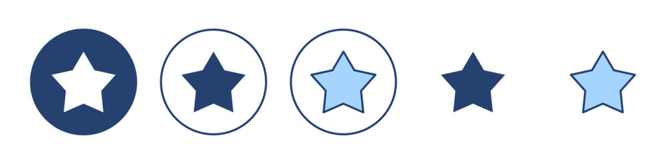 Star icon vector. rating sign and symbol. favourite star icon
