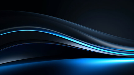 Naklejka premium Future technology gradient wave background and light effect. glowing wave background. Dynamic wave pattern. waved lines for brochure, website, flyer design.