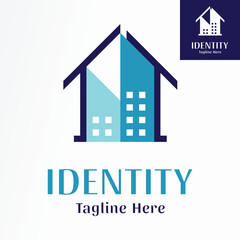 building T letter logo, vector for interior design, real estate and construction. minimalist and modern design.