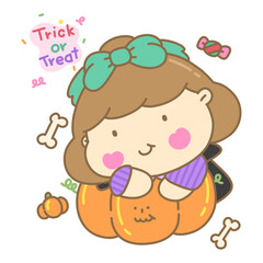 cute character halloween