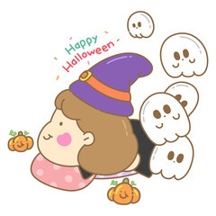 cute character halloween