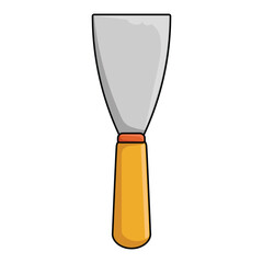 spatula construction tool icon vector illustration graphic design