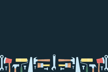 Labor Day Illustration Frame Background