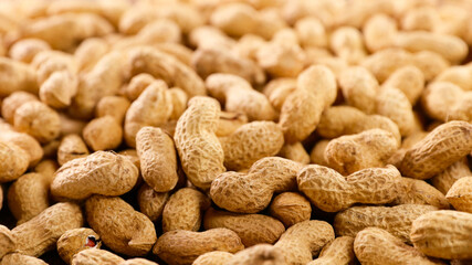 Peanut in shell texture background