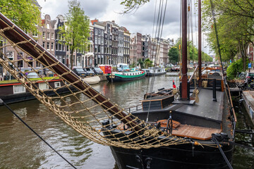 Fototapeta na wymiar Brouwersgracht, Amsterdam, Netherlands