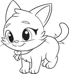 illustration of a cat