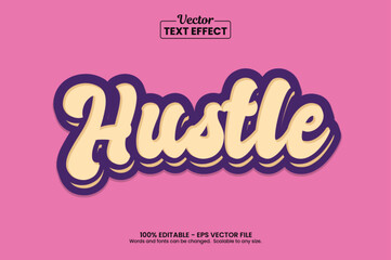 Vintage Girly beauty preety sweety Editable Text effect Premium Vector	