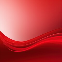 Abstract red background, wavy lines, gradient. Banner design, place for text, surface