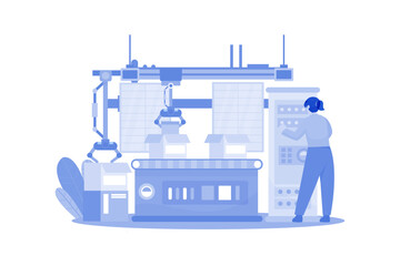 The company uses automated packaging for efficiency.