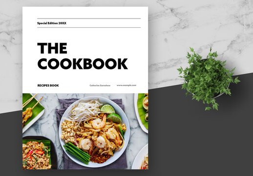 White Clean Special Recipe Collection Book