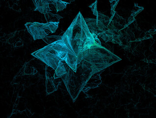 Imaginatory fractal abstract background Image