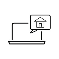 Real Estate set of web icons in line style. Realty icons for web and mobile app. Purchase and sale of housing, property, rental premises, insurance, realty, home loan Editable and Modern Design Icon.