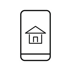 Real Estate set of web icons in line style. Realty icons for web and mobile app. Purchase and sale of housing, property, rental premises, insurance, realty, home loan Editable and Modern Design Icon.