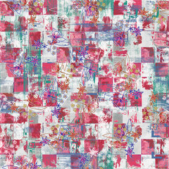 Squares watercolor abstract texture pattern design wallpaper 