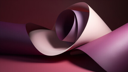 abstract background roll of purple paper