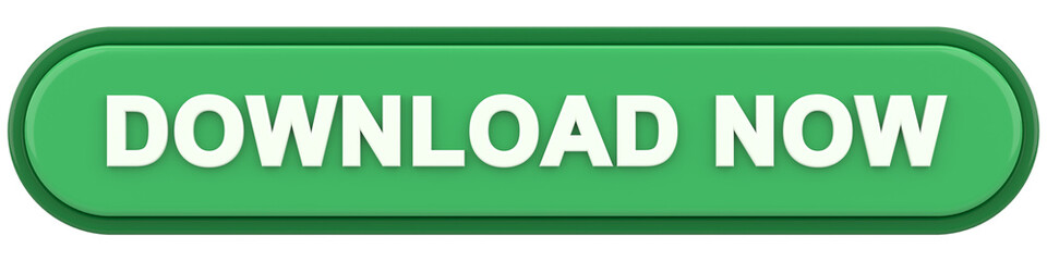 Download now button. 3D illustration.