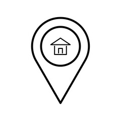 Real Estate set of web icons in line style. Realty icons for web and mobile app. Purchase and sale of housing, property, rental premises, insurance, realty, home loan Editable and Modern Design Icon.
