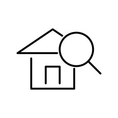 Real Estate set of web icons in line style. Realty icons for web and mobile app. Purchase and sale of housing, property, rental premises, insurance, realty, home loan Editable and Modern Design Icon.