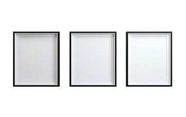 Framing Square frame isolated on transparent background.