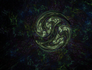 Imaginatory fractal abstract background Image