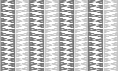 pattern with two gray tone and white diamond in vertical column pattern seamless repeat style design for fabric printing or abstract wallpaper
