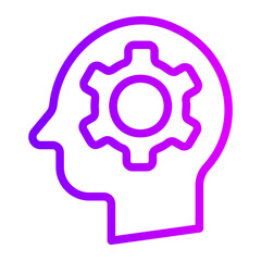 cogwheel gradient icon