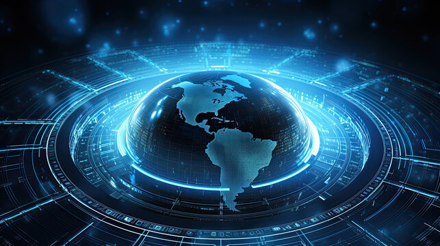 earth globe and code