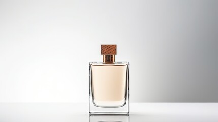 Perfume bottle mockup on white background