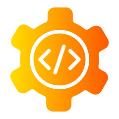cogwheel gradient icon