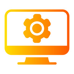 cogwheel gradient icon