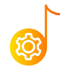 sound gradient icon