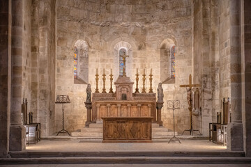 Interior of the Fontfroide Abbey Church