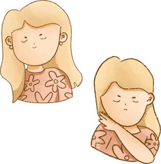 girl sleeping lazy day wearing pink shirt