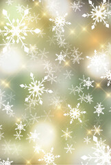 クリスマス　雪　風景　背景