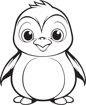 recommend clip art: Penguin Cartoon Coloring Pages