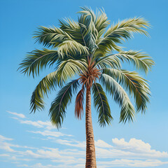 palm tree on the beach