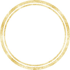 Gold Shining Paint Stain Hand Drawn Illustration brush stroke paint ornament decorate. Gold frame. Wedding invitation border. Geometric abstract