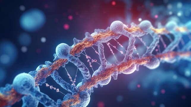 3D rendering improves gene therapy for mRNA treatments by manipulating ribosomes and DNA